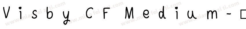 Visby CF Medium字体转换